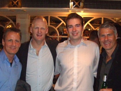 Post&Parcel editor Chris Dolan meets (left to right) Paul Walsh, Iain Dowie and Rob Lee 