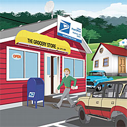 The USPS village post office concept