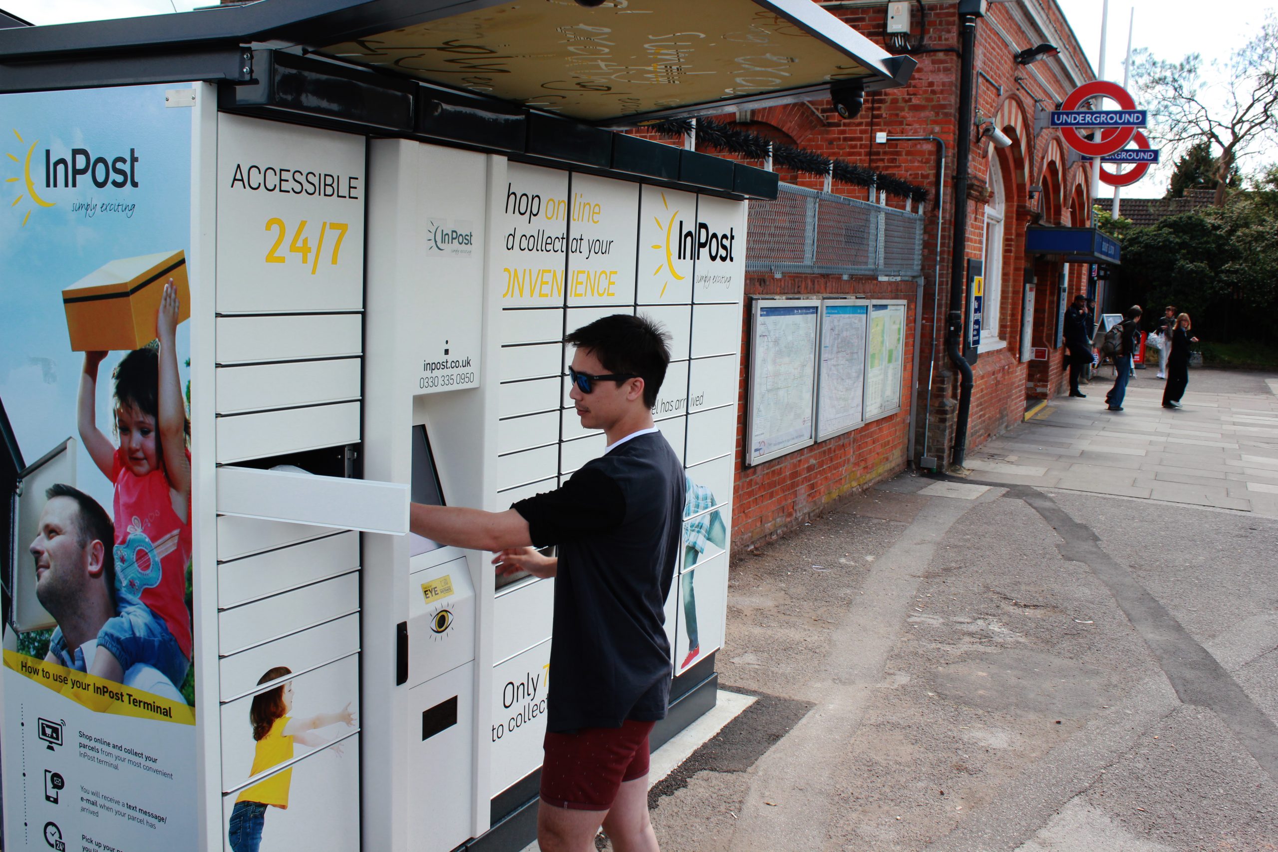 InPost Installs First London Underground Locker Post Parcel