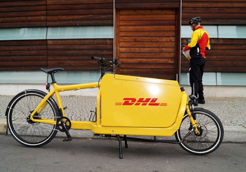 DHL Express testing pedal power for deliveries in Berlin, Frankfurt