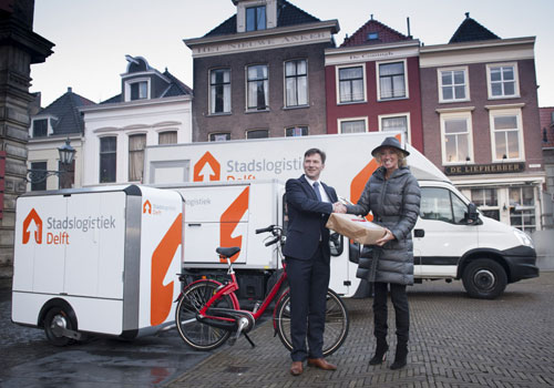 PostNL launches city logistics service in Delft