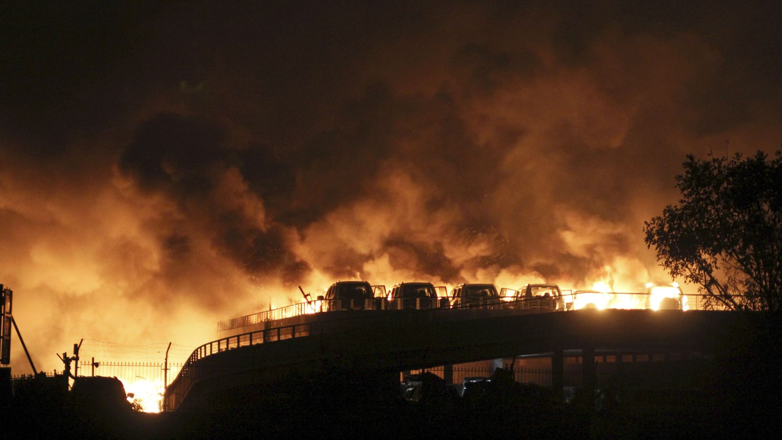 Warehouse explosions rock Chinese port city Tianjin