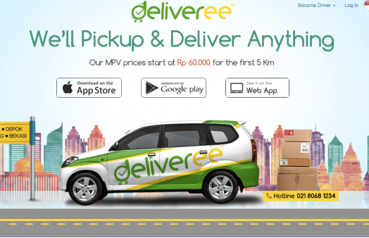 Deliveree now in Jakarta