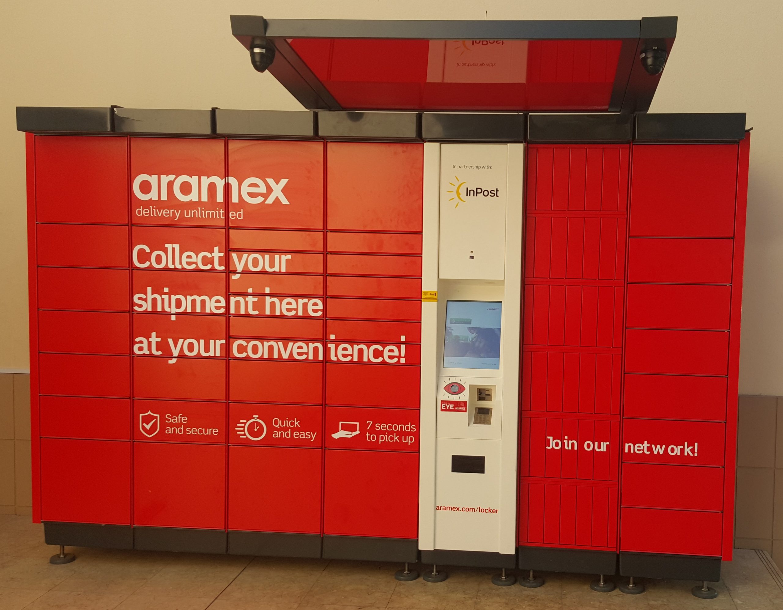 Aramex to launch parcel locker network across Dubai
