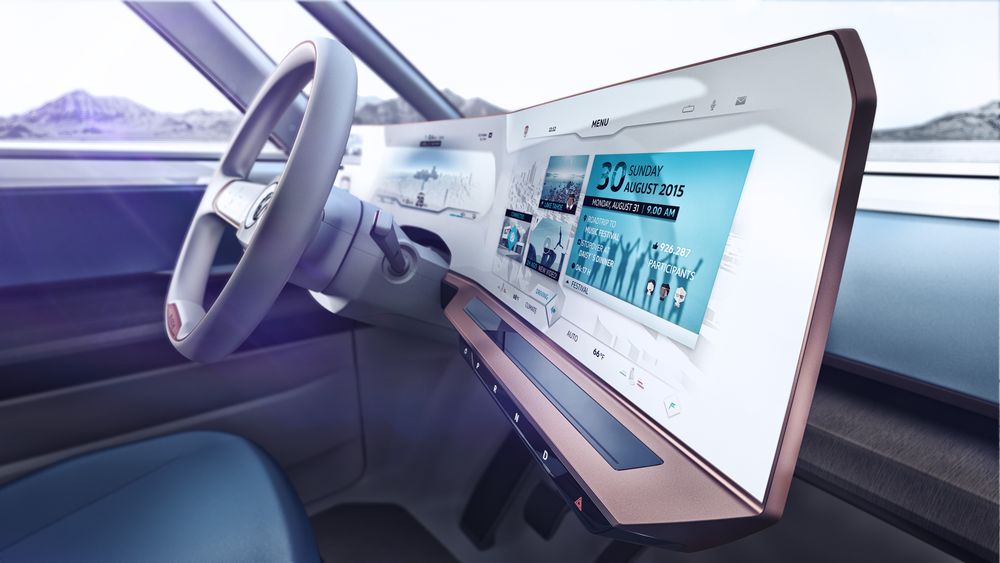 Volkswagen’s new Budd-e concept car features parcel drop box