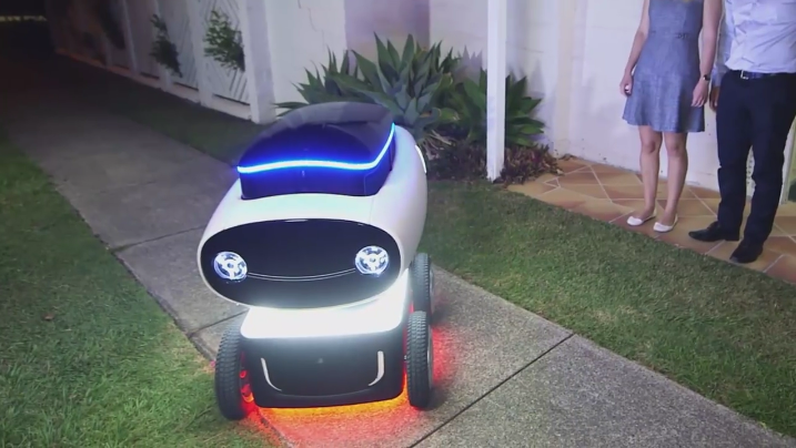 Domino’s unveils prototype delivery robot