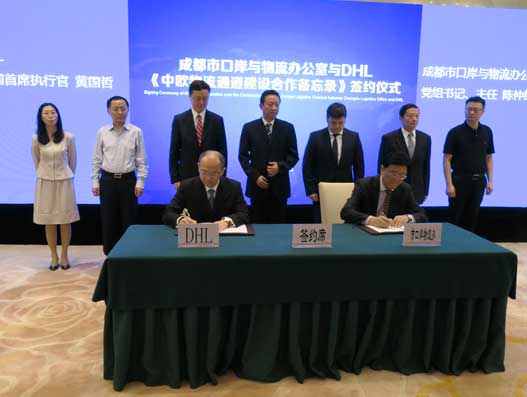 DHL supporting Chengdu as part of China’s “Belt and Road” initiative