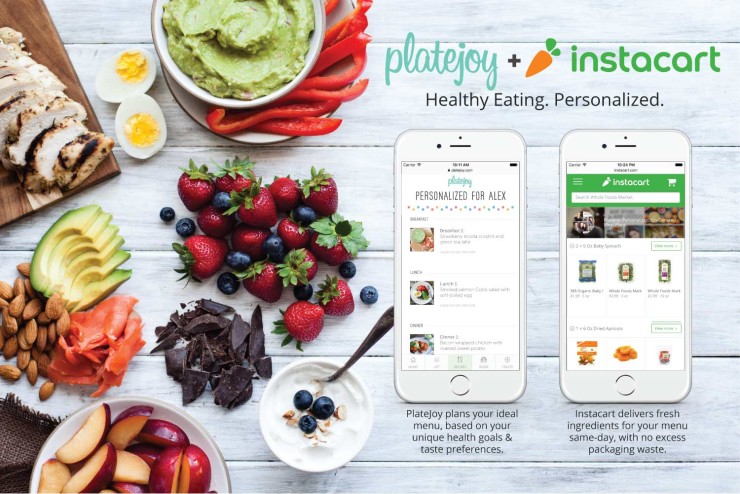 PlateJoy and Instacart announce same-day grocery delivery tie-up