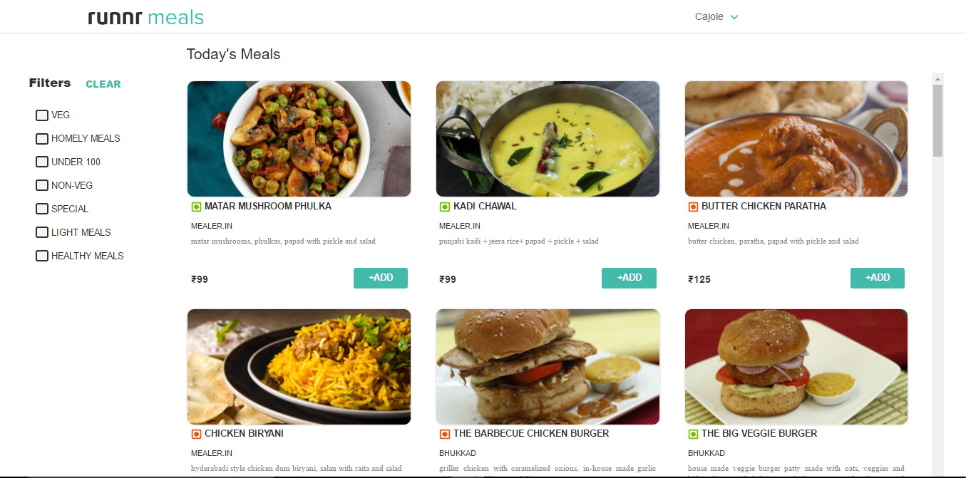 Indian delivery startup Runnr launches new lunch service for corporates