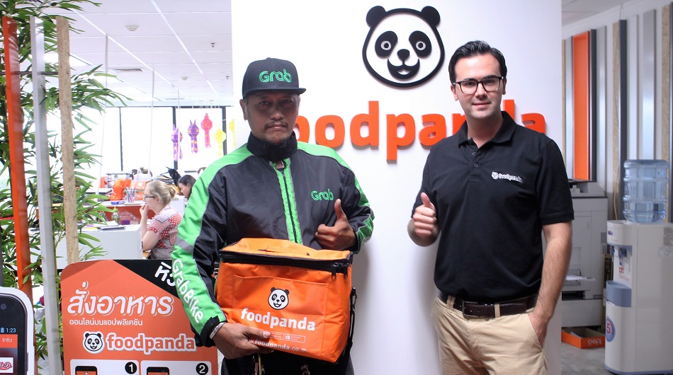 Foodpanda teaming up with Grab in Bangkok