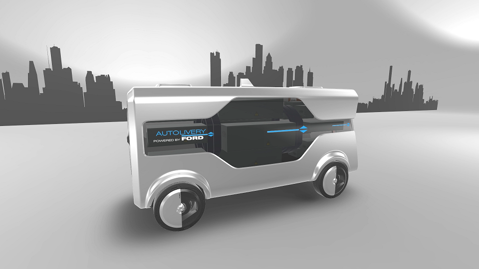 Ford shows “Autolivery” concept at Mobile World Congress
