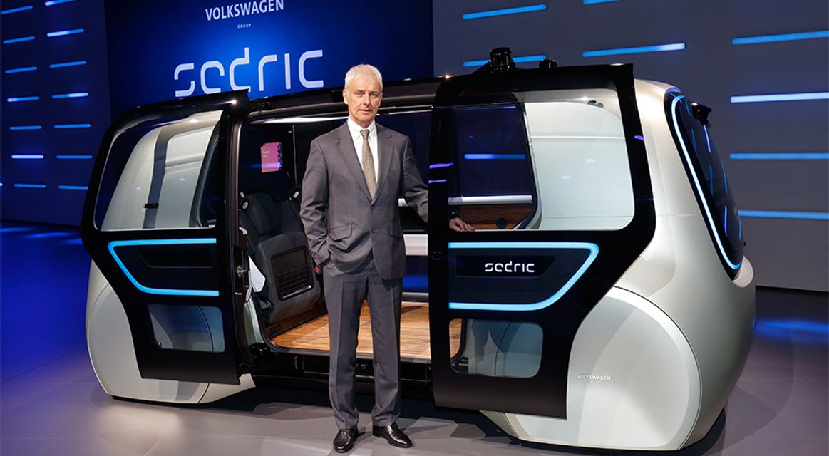 VW unveils the “Sedric” self-driving car