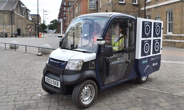 Autonomous grocery delivery trials begin in Greenwich