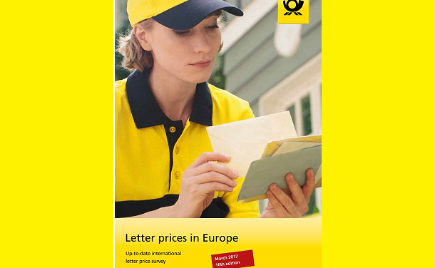 Deutsche Post DHL publishes postage rate comparisons