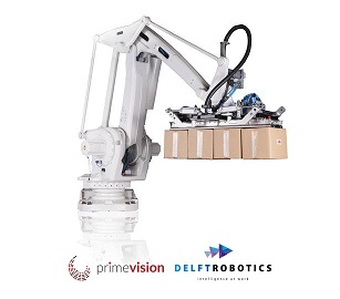 Prime Vision and Delft Robotics team up for postal logistics automation