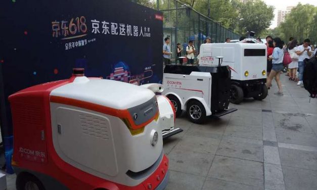 JD.com makes robot deliveries in Chinese universities