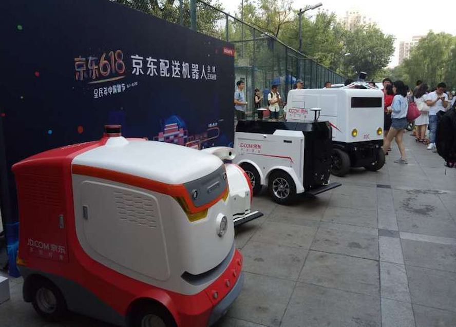JD.com makes robot deliveries in Chinese universities | Post & Parcel