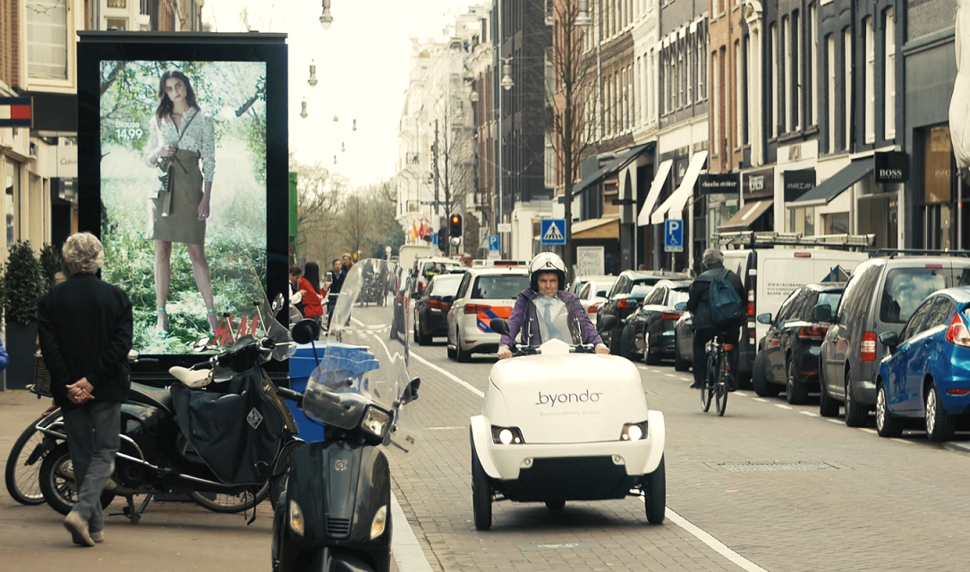 Amsterdam delivery service Byondo using TRIPL