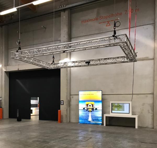 DHL using volume measurement solution for Messe Frankfurt exhibitions