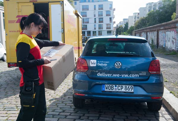 DHL now delivering to trunks of VW cars in Berlin