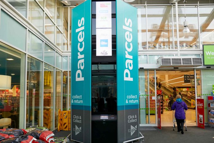 Asda installs automated parcel tower in Manchester store