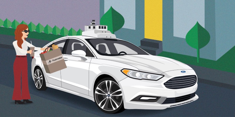 Ford and Postmates team up to explore self-driving technologies