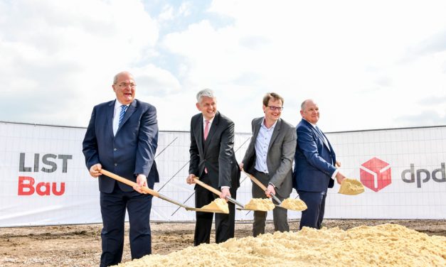 DPD breaks ground on new parcel centre in Hamm