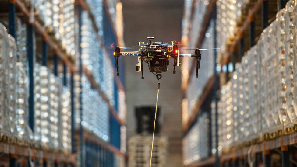 GEODIS and DELTA DRONE unveil “completely automatic” warehouse inventory system