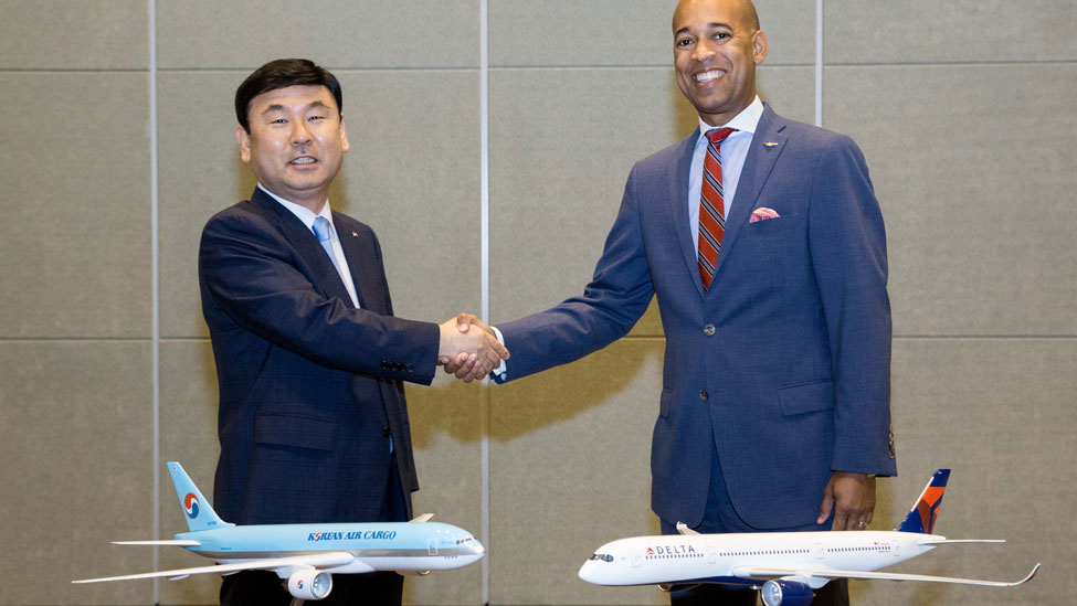 Delta and Korean Air launch cargo partnership