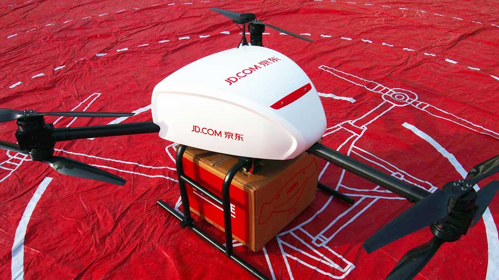 JD delivery drones help with disaster relief in China