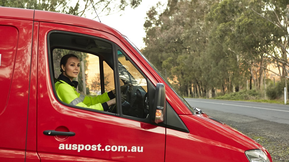 australia post van driver