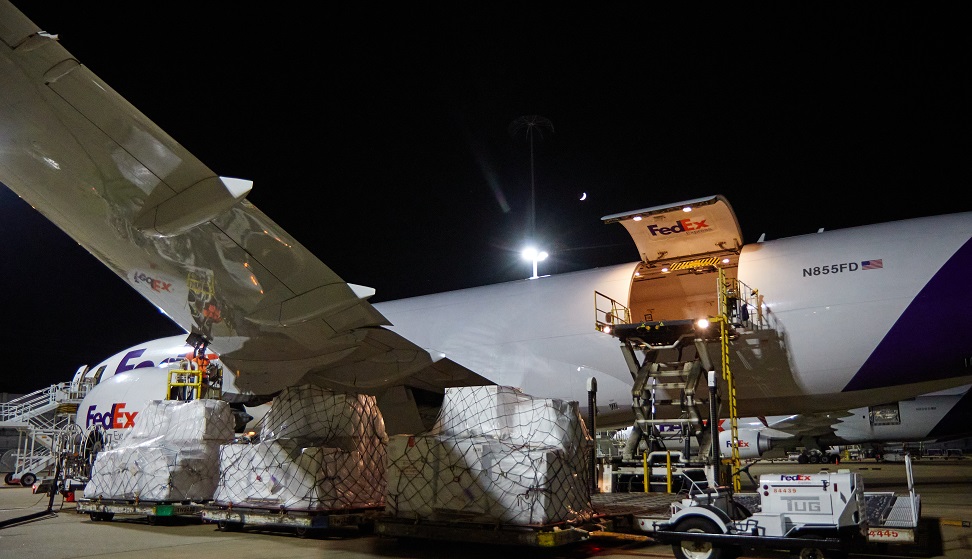 FedEx helps transport urgently needed medical supplies to people in Beirut
