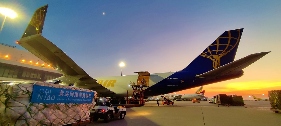 Cainiao’s weekly cargo volume from China to LatAm has increased 144%