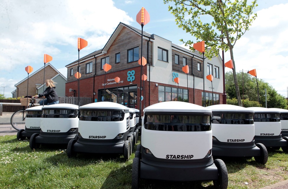 Co-op launches walking delivery and trials robot delivery in Cambridgeshire