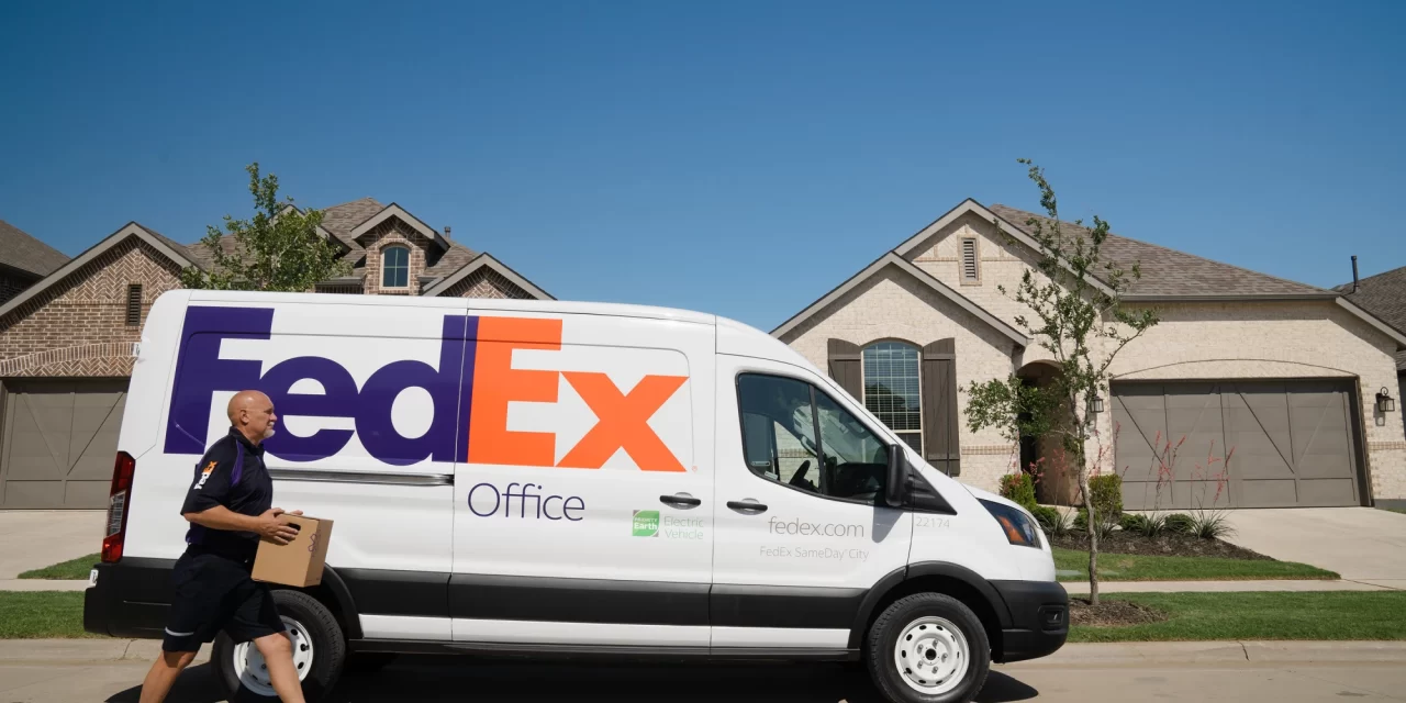 FedEx Office piloting Ford E-Transit Vans for SameDay City Service