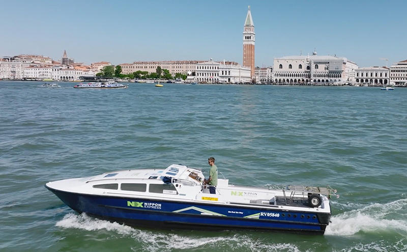 Nippon Express using hydrogen-powered boats for deliveries in Venice