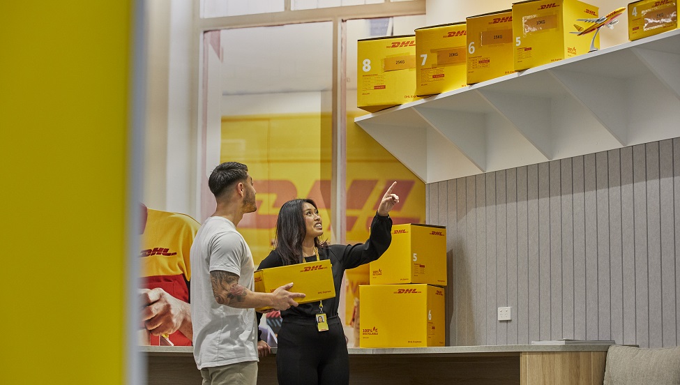 DHL Express has opened its first Australian shopping centre Service Point