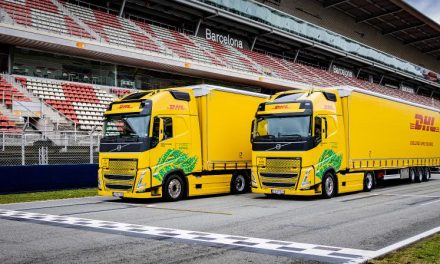 DHL supporting Formula 1 with truck fleet running on biofuel
