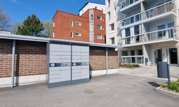 Outdoor parcel lockers set up at 40 SATO buildings in Finland