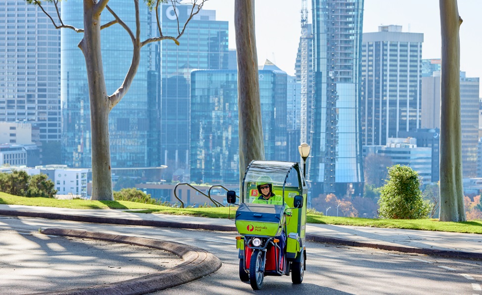 Australia Post investing in technology to keep posties safe on the road.