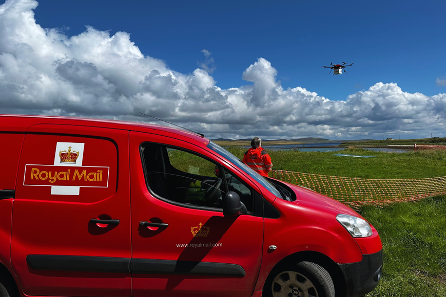 Drone delivery service launches in Orkney