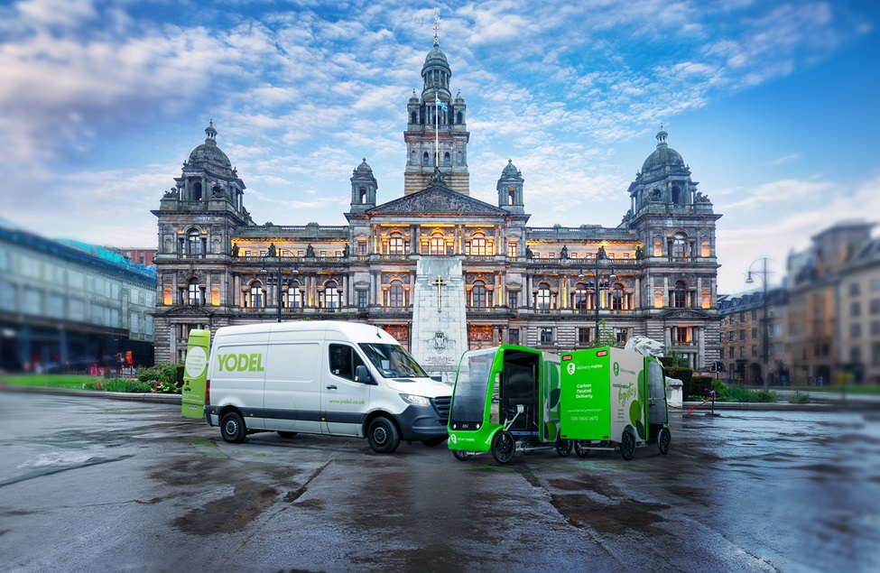 Delivery Mates and Yodel collaboration to “set a new standard for environmentally conscious logistics in Glasgow”