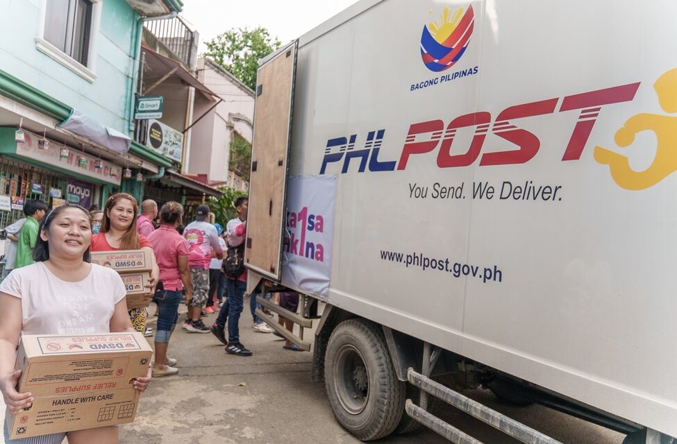 PHL Post delivers food to residents affected by typhoon