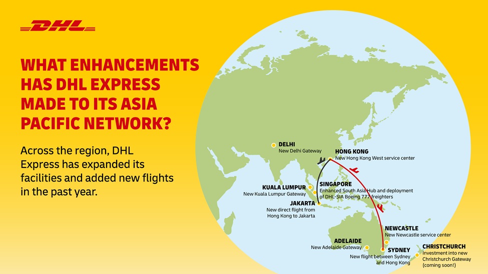 DHL Express: Asia Pacific markets are facing significant growth