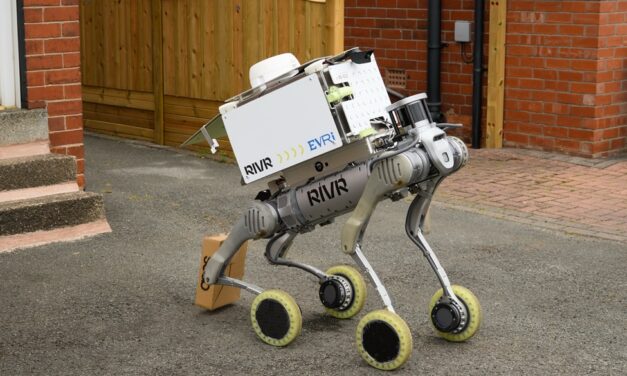 Evri ” thrilled to introduce Milo the robotic delivery dog”
