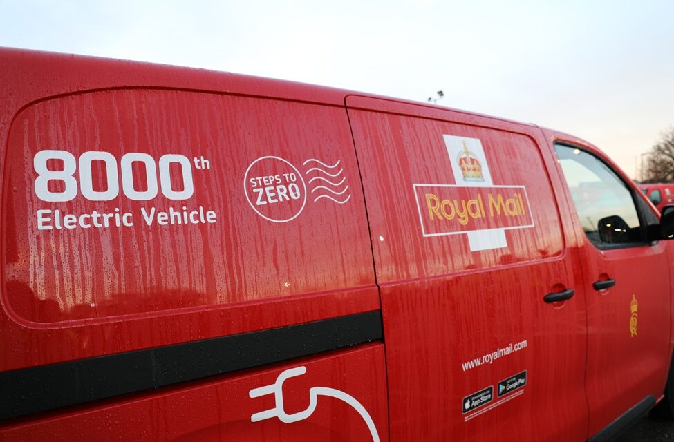 Royal Mail: Reaching 8,000 electric vehicles is a proud moment