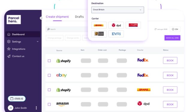 Parcelhero to enable businesses to “control delivery operations with confidence”