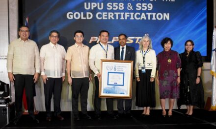 PHLPost recognised for “commitment to providing secure, reliable, and globally competitive postal services”