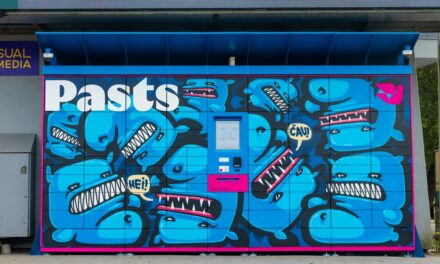 Latvian Post Turns a Parcel Locker Into a Work of Art