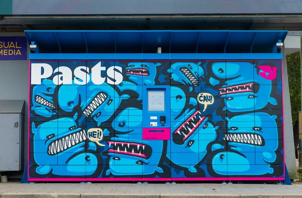 Latvian Post Turns a Parcel Locker Into a Work of Art